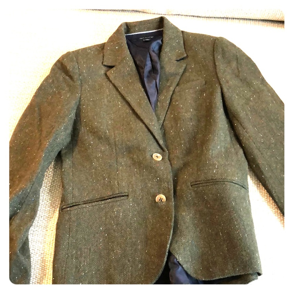 Tommy Hilfiger dark green blazer US 4